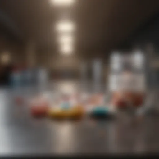 Illustration of various anxiety medications