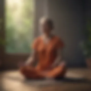 The Role of Mindfulness in Energy Management A tranquil scene of mindfulness meditation