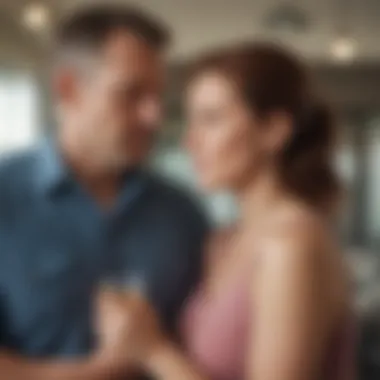 The Impact of Midlife on Relationships Illustration highlighting the complexity of relationships during midlife