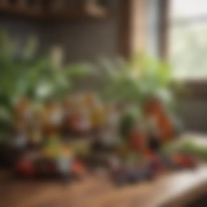 An assortment of natural herbs and supplements on a wooden table, highlighting their diversity