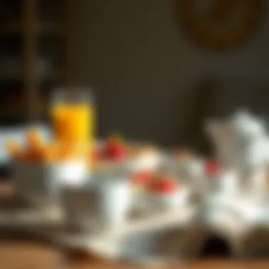 Nourishing Breakfast Choices A cozy breakfast setup with healthy foods