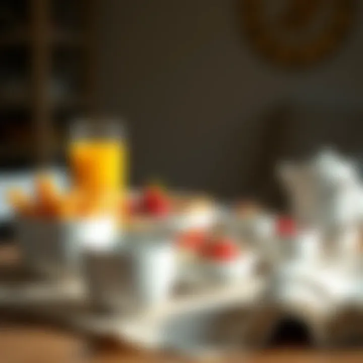 Nourishing Breakfast Choices A cozy breakfast setup with healthy foods