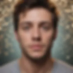 Abstract representation of narcissistic behavior