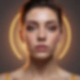 Symbolic representation of nonbinary identity with vibrant colors