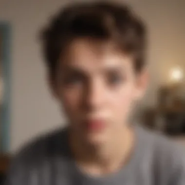 Graphical depiction of developmental stages in adolescence