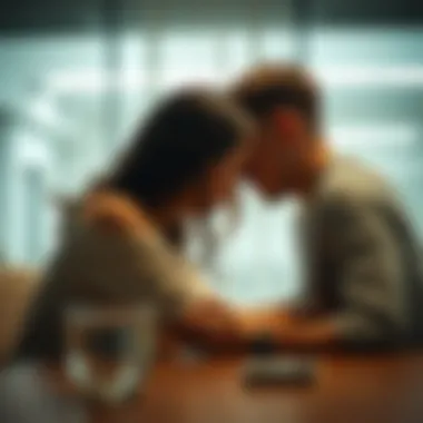 Addressing Challenges in Open Relationships Depiction of challenges faced in non-traditional partnerships