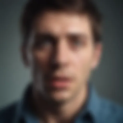 A conceptual illustration representing the spectrum of paranoia and anxiety.