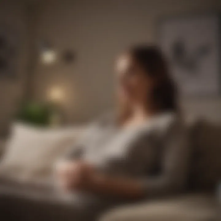 A cozy space signifying comfort and support