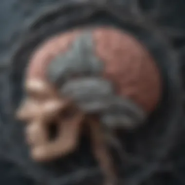 Intricacies of Mental Health A brain depicted with intricate pathways demonstrating mental health