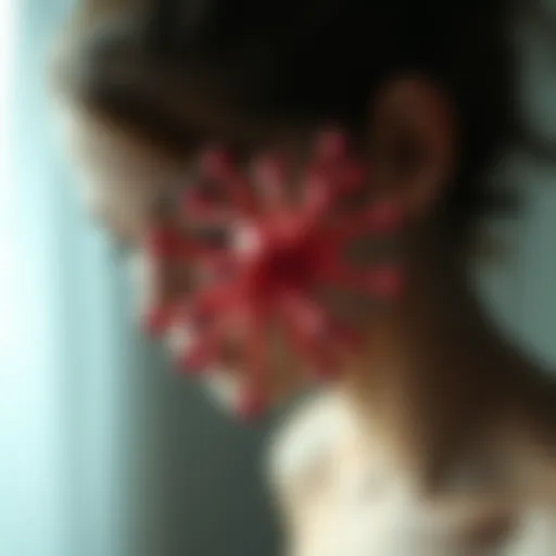Conceptual representation of serotonin's influence on mood