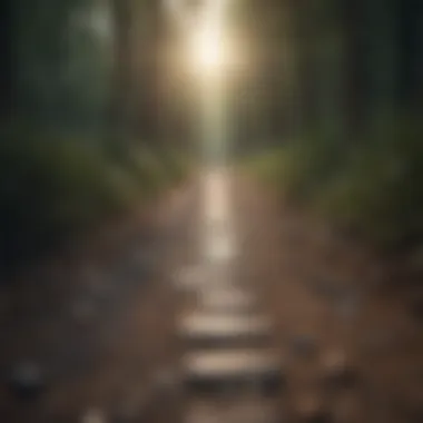 Pathway to Healing A visual metaphor illustrating the journey of recovery from severe depression