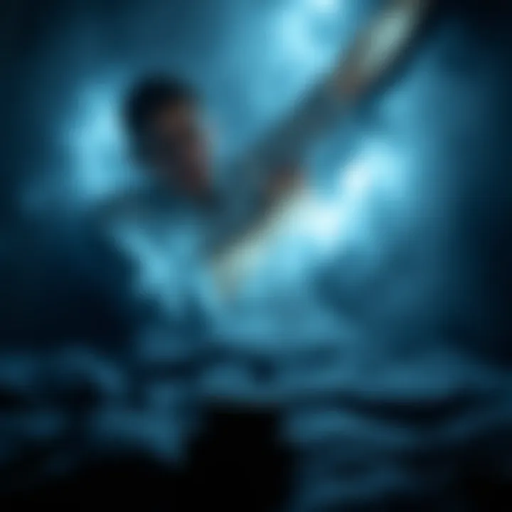 Abstract representation of nightmares in adults