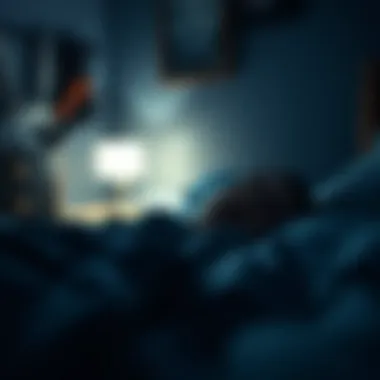 Illustration highlighting the link between stress and nightmares