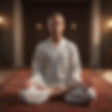 The Art of Focused Meditation Traditional meditation posture representing focus