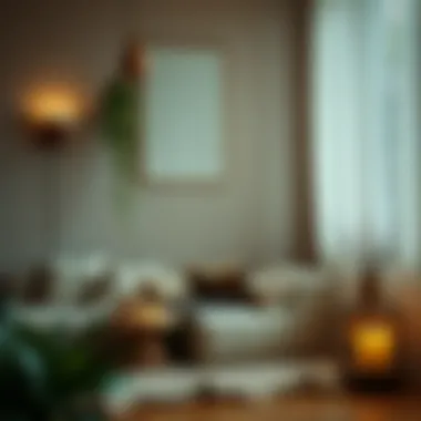 Nurturing the Empath: A Space for Self-Care A cozy reading nook suggesting self-care and introspection.