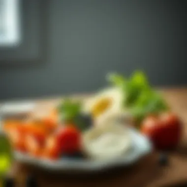 A balanced meal representing nutrition for better energy levels.