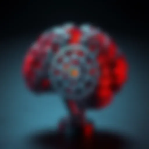 A brain with gears symbolizing motivation