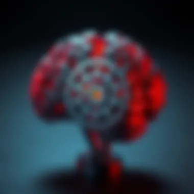 Symbolism of Motivation A brain with gears symbolizing motivation