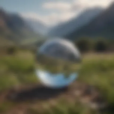 The Illusion of Positivity A serene landscape representing false positivity