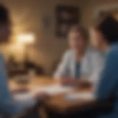 Consultation on Vyvanse Treatment Patient discussing with a doctor