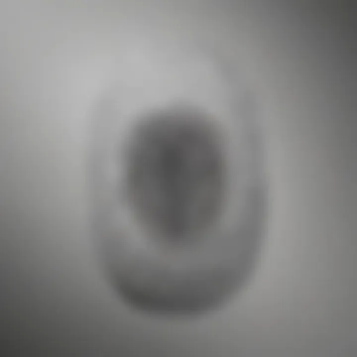 Visual representation of a unique fingerprint signifying individuality