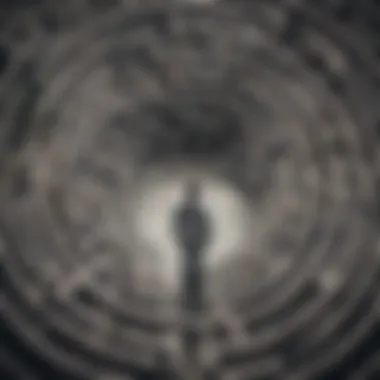 Illustration of a labyrinth representing the complexities of personality