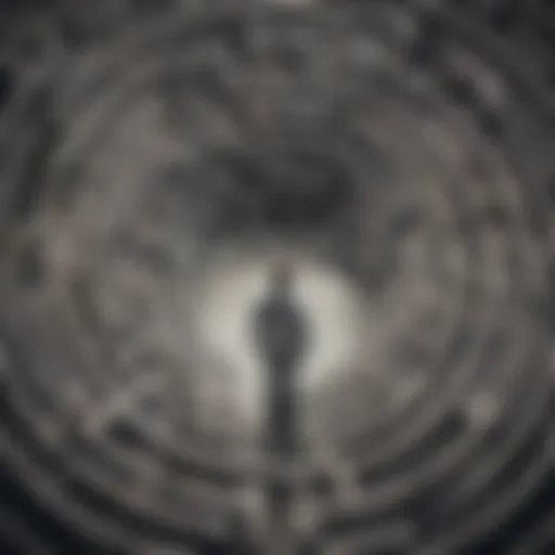 Illustration of a labyrinth representing the complexities of personality