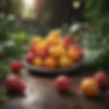 Botanical Sources of Natural Vitamins Vibrant botanical sources of natural vitamins