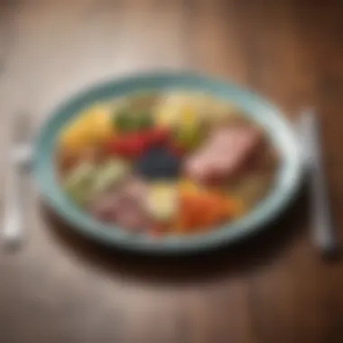 The Importance of a Balanced Diet for Mental Health A balanced diet plate illustrating vitamin-rich meals