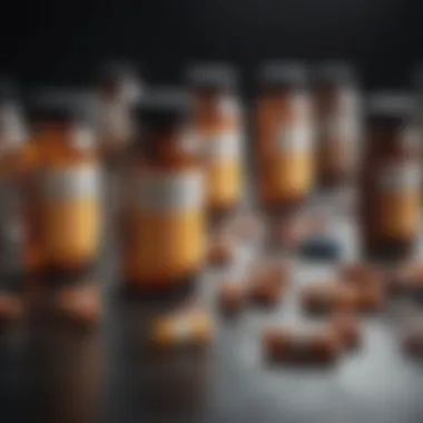 Exploring Vitamin Supplements for Depression Supplements showcasing various vitamin bottles