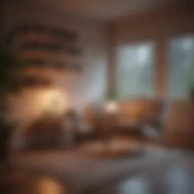 Warm Cozy Reading Spot Cozy reading nook with soft lighting