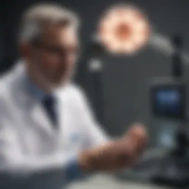 Expert neurologist conducting neurological assessment