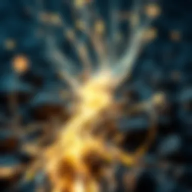 Illustration depicting the concept of the stream of consciousness