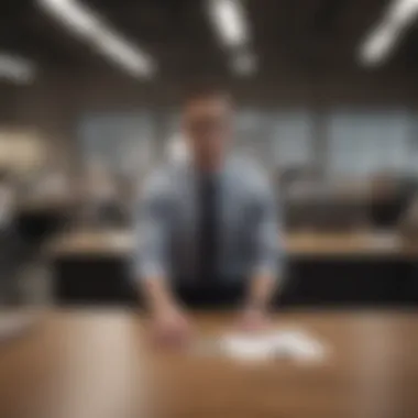 Illustration depicting workplace discrimination