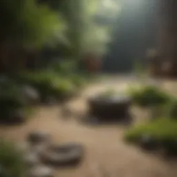 Zen garden representing personal growth