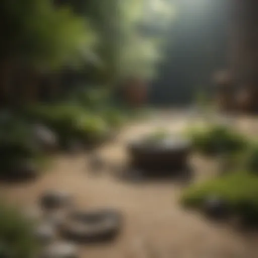 Zen garden representing personal growth