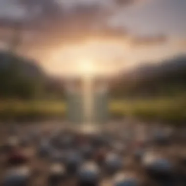 Mental Well-Being Through Medication A serene landscape representing mental well-being